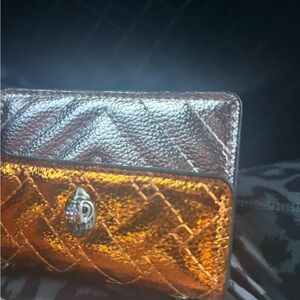 Kurt Geiger Metallic Bronze Mini Bag come with box